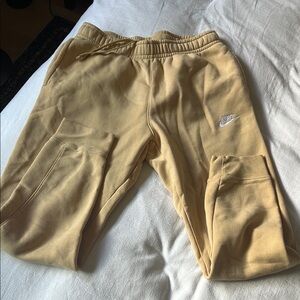 New Nike Tan Jogger Sweats Adult Size M
